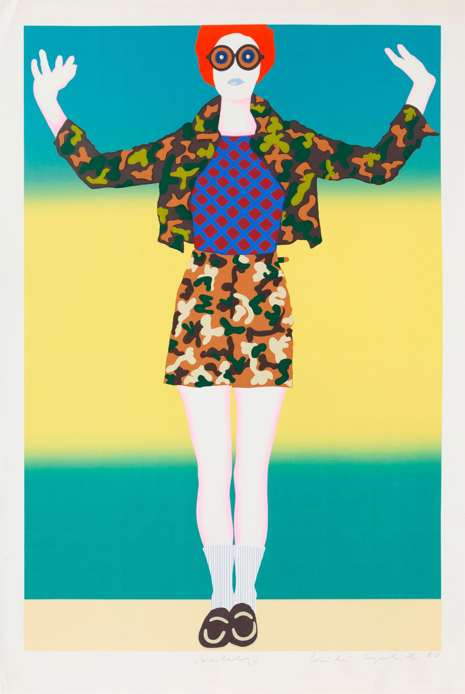 Kiki Kogelnik, War Baby, Screenprint (1 of 4)