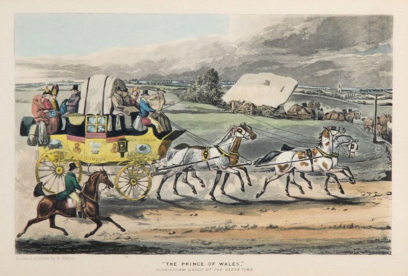 Henry Thomas Alken, The Prince of Wales, Etching: Artist: Henry Thomas Alken, British (1785 - 1851) Title: The Prince of Wales Medium: Hand colored etching Image Size: 4.5 x 7.5 inches Size: 6 x 8.5 in. (15.24 x 21.59 cm) Frame Size: 11.5 x 15.5 inch