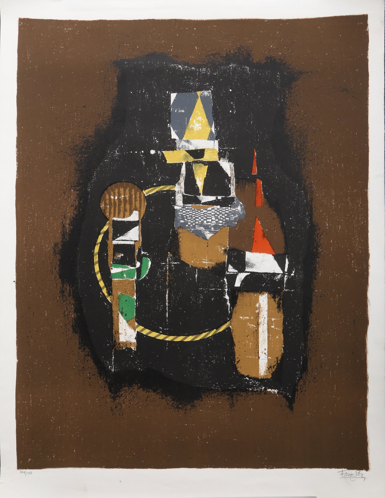 Johnny Friedlaender, Fugue Around The Festival, Lithograph (1 of 4)