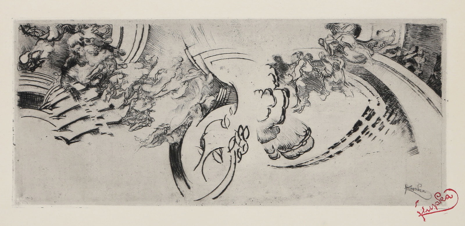 Frantisek Kupka, Abstract Composition, Etching (1 of 4)