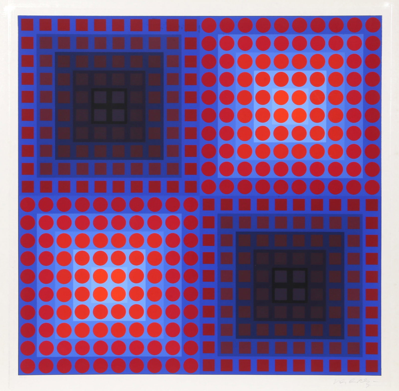 Victor Vasarely, Permutations, Screenprint (1 of 1)