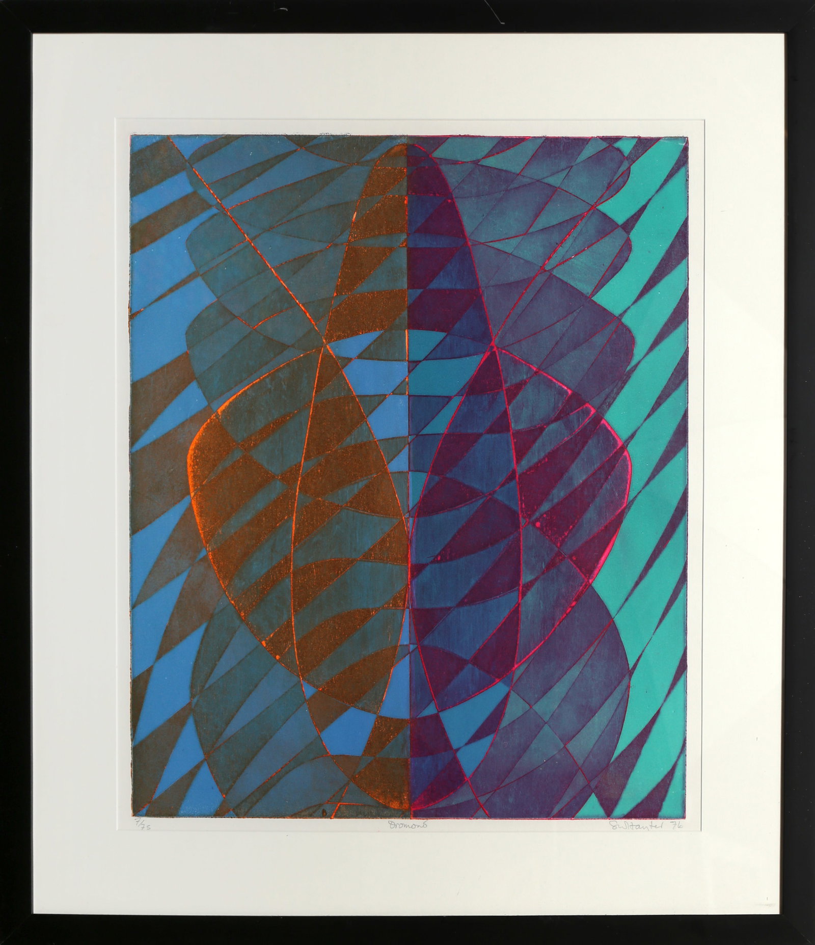 Stanley William Hayter, Dromond, Etching: Artist: Stanley William Hayter, British (1901 - 1988) Title: Dromond Year: 1974 Medium: Soft-ground Etching on BFK Rives, signed, numbered, dated, and titled in pencil Edition: 7/75 Image Size: 23 x 1