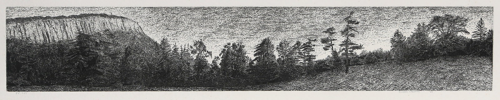 Richard Carleton, Landscape, Etching (1 of 5)