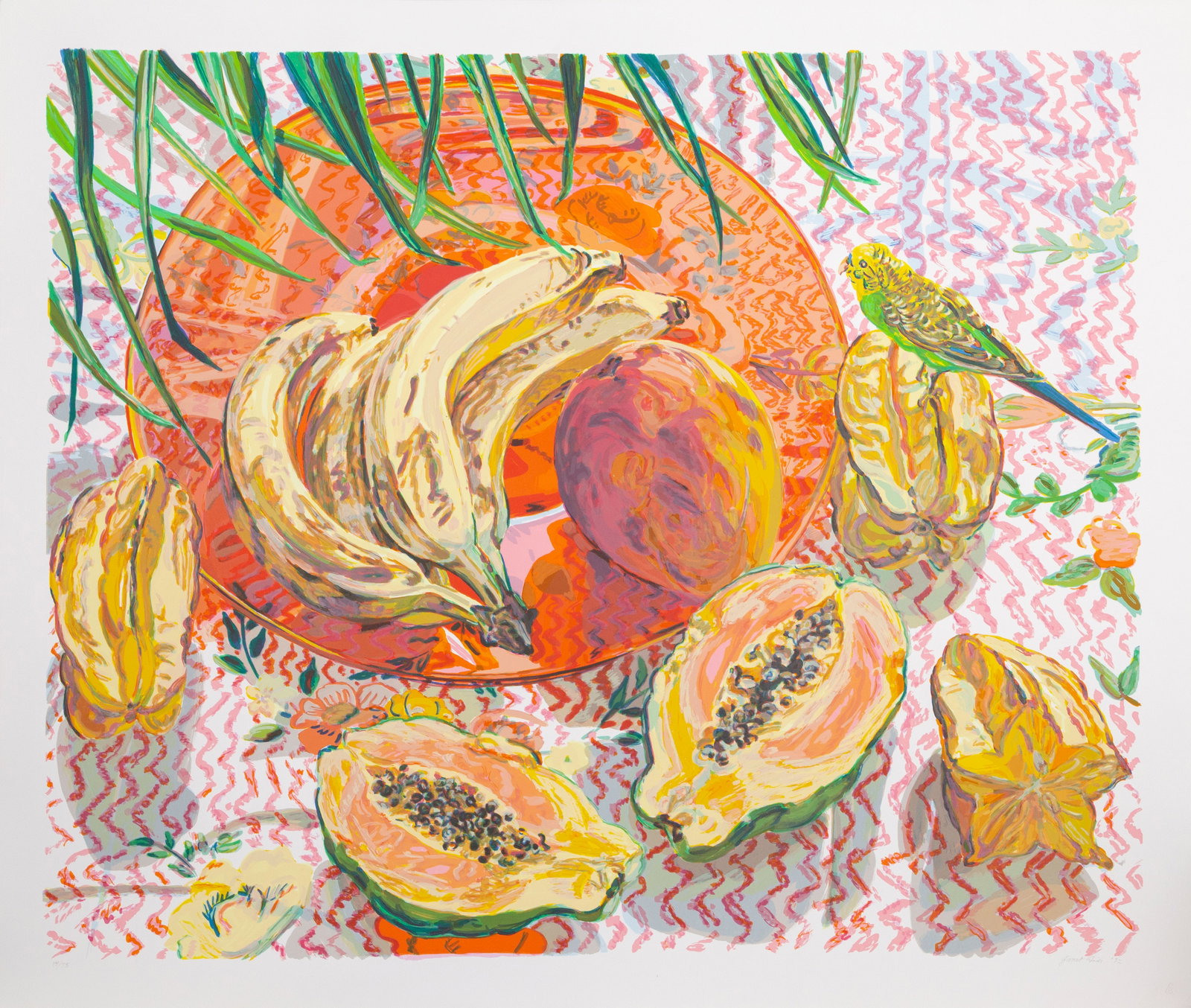 Janet Fish, Still Life with Tropical Fruits, Screenprint (1 of 4)
