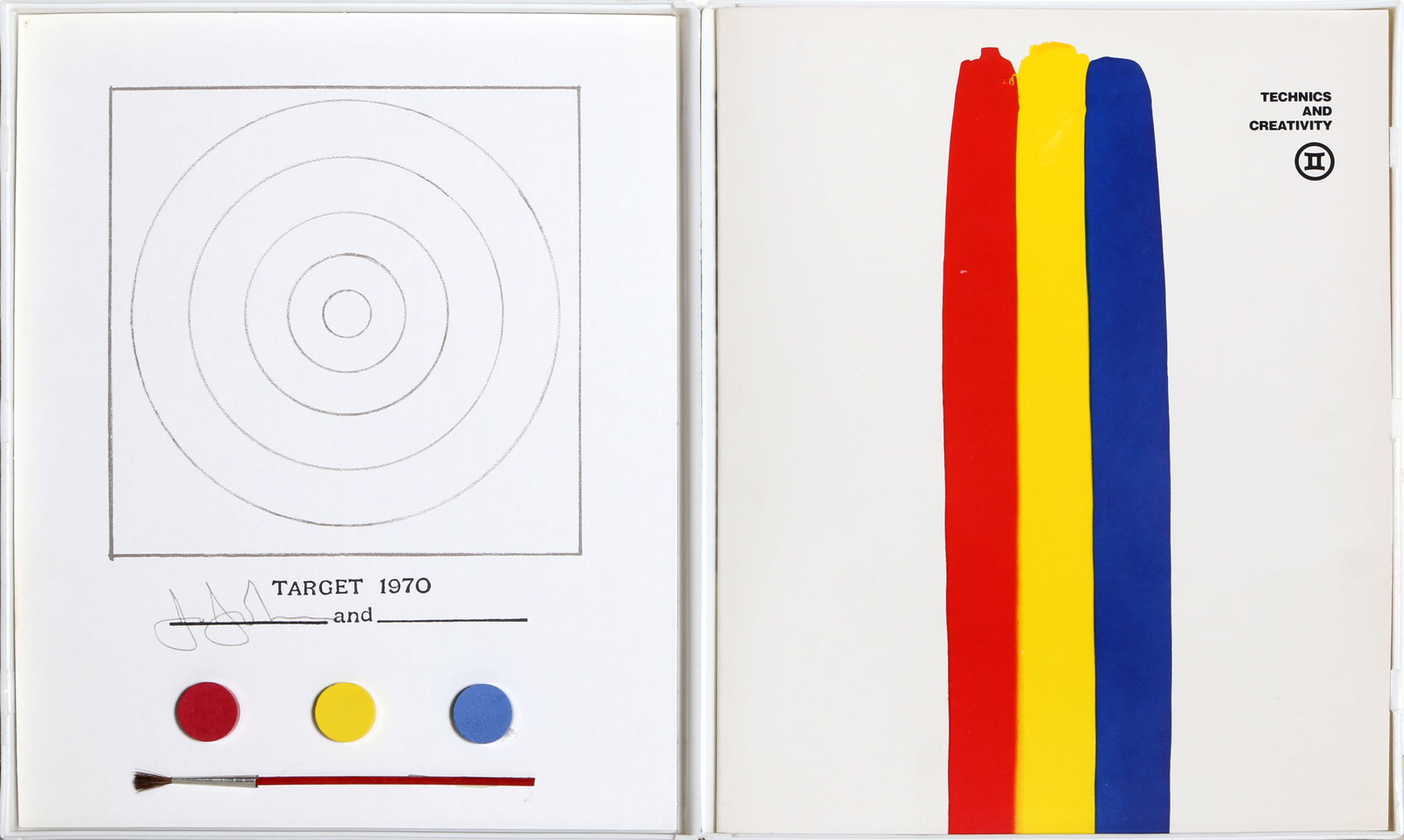 Jasper Johns, Target 1970, Print with Book in White Case (1 of 5)