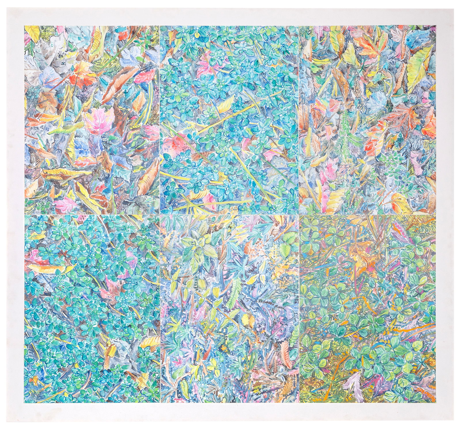 George Chemeche, Composed Flower Garden, Painting (1 of 1)
