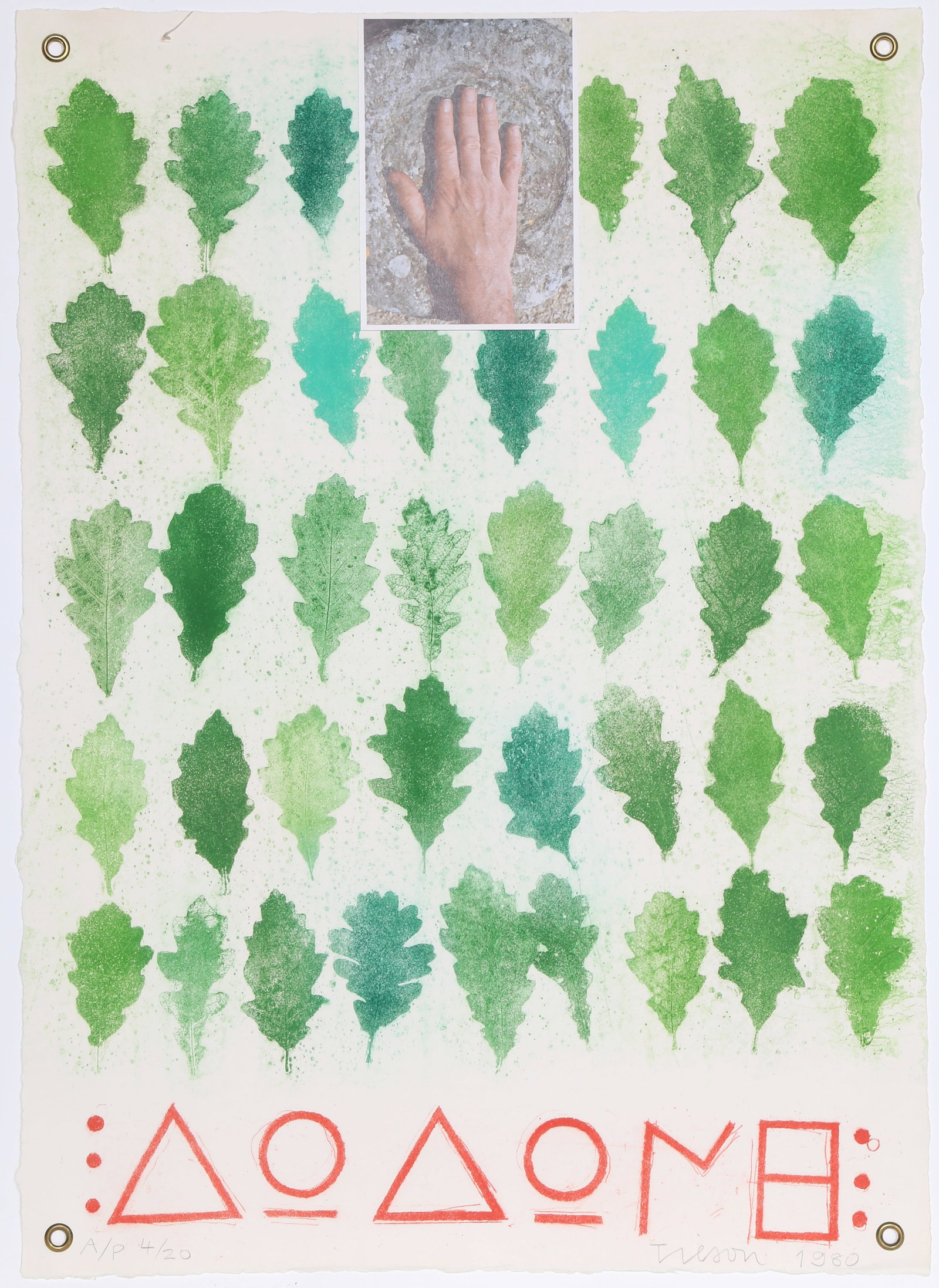 Joe Tilson, Eleusis Proscinemi, Etching: Artist: Joe Tilson, British (1928 - 2023) Title: Eleusis Proscinemi Year: 1980 Medium: Etching with Aquatint, signed and numbered in pencil Edition: AP 4/20 Size: 31.5 x 22.5 in. (80.01 x 57.15 cm)