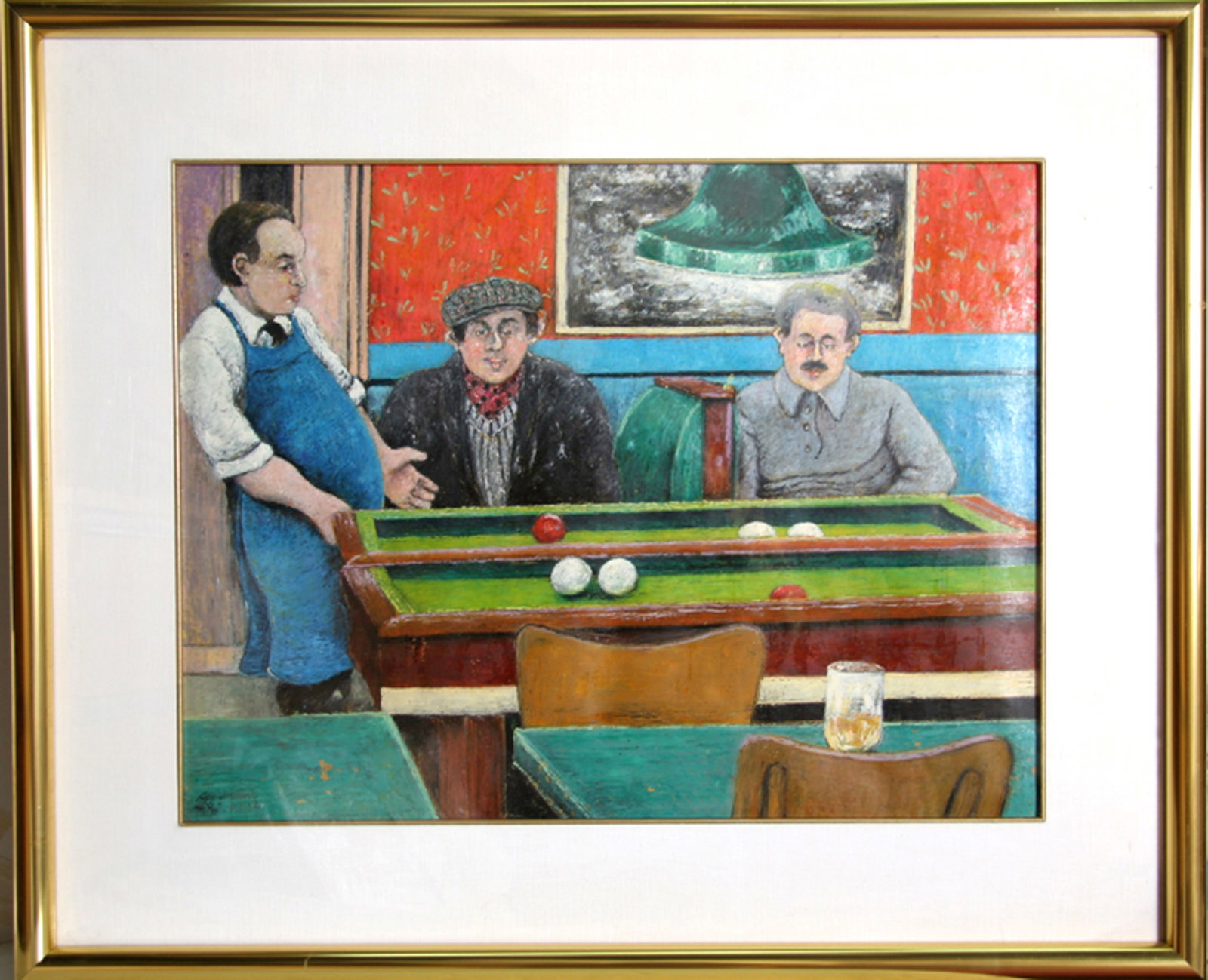 David Azuz, Pool Hall, Painting (1 of 1)