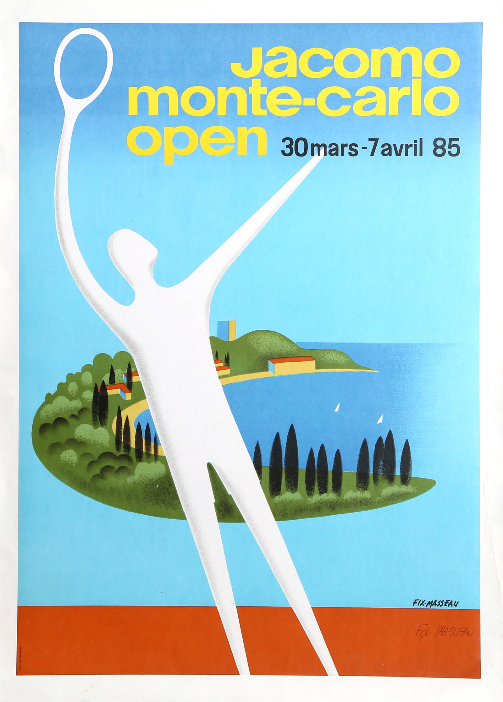 Pierre Felix-Masseau, Monte Carlo Open, Lithograph (1 of 3)