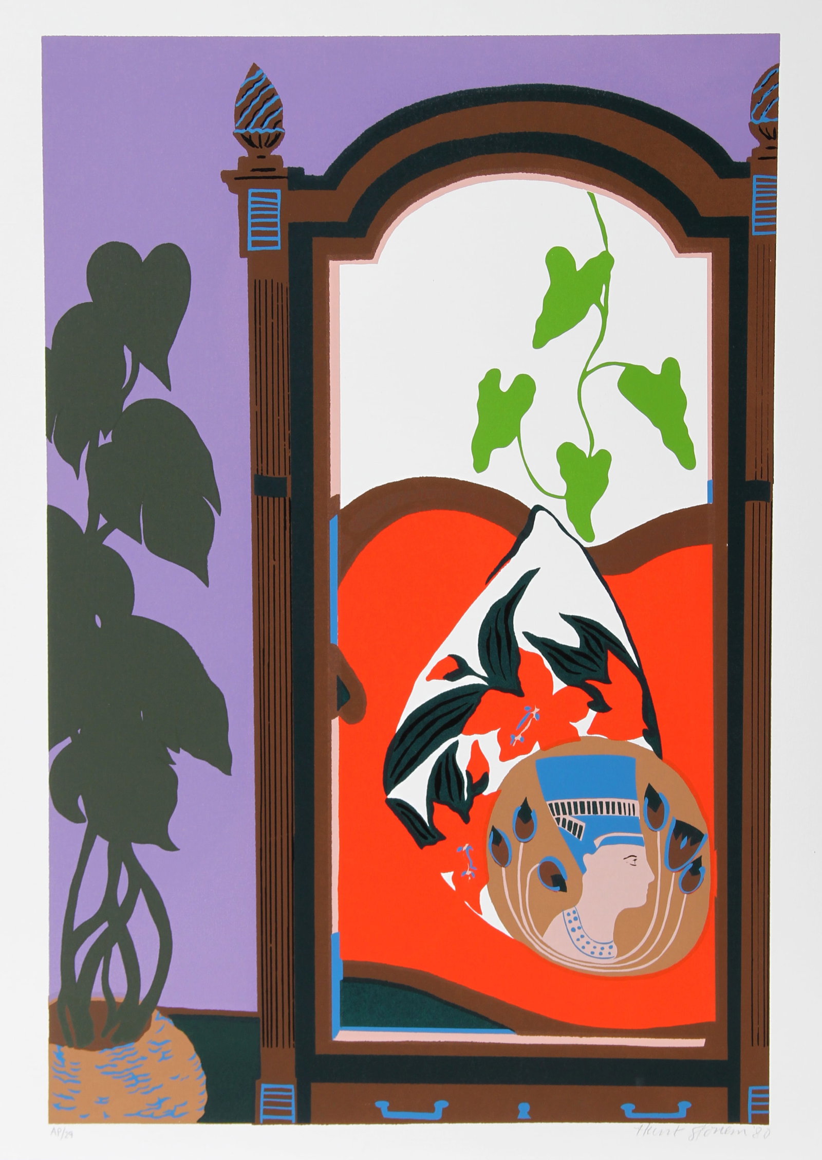 Hunt Slonem, Armoire, Screenprint (1 of 3)