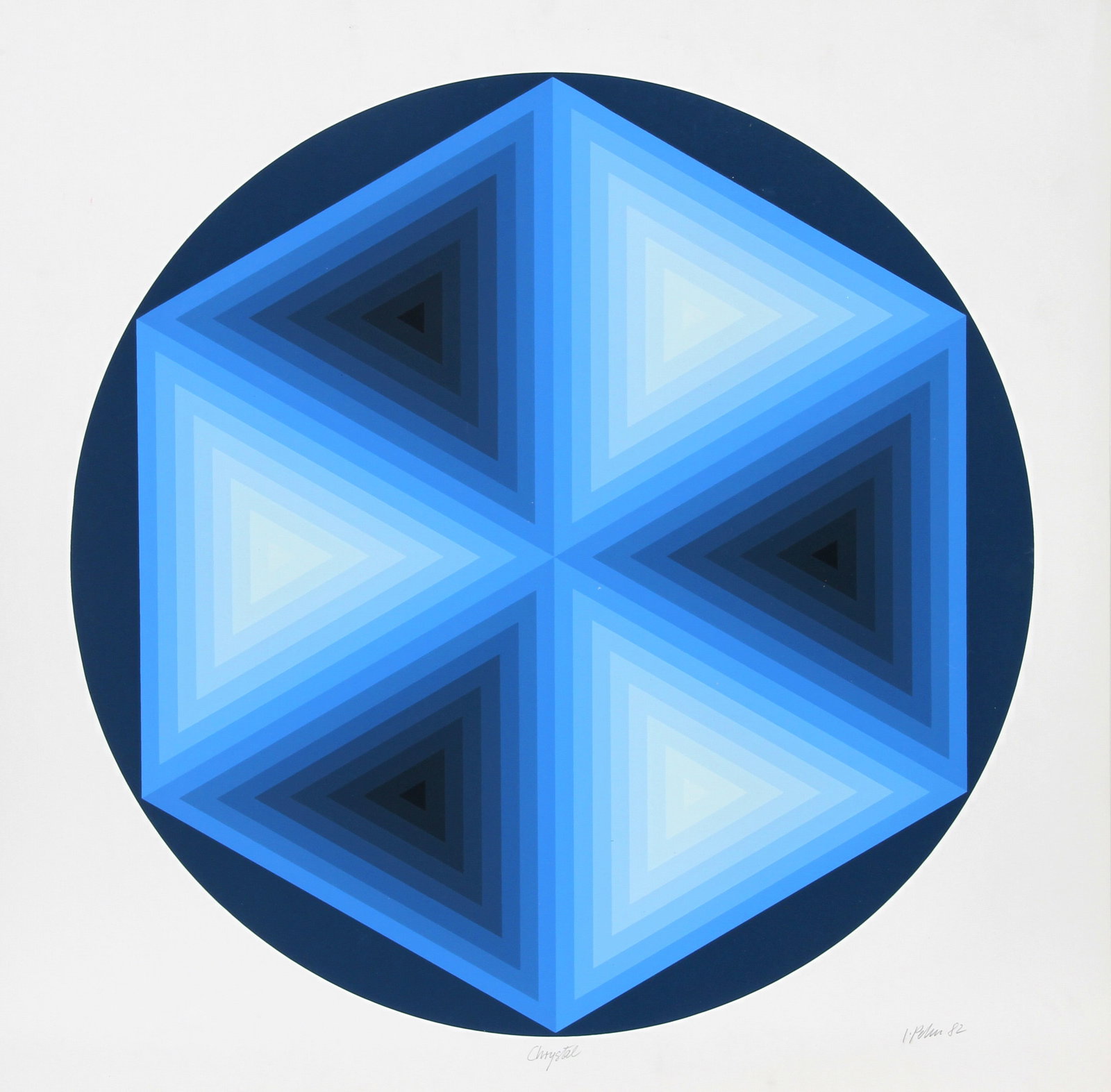 Jurgen Peters, Chrystal, Screenprint (1 of 2)