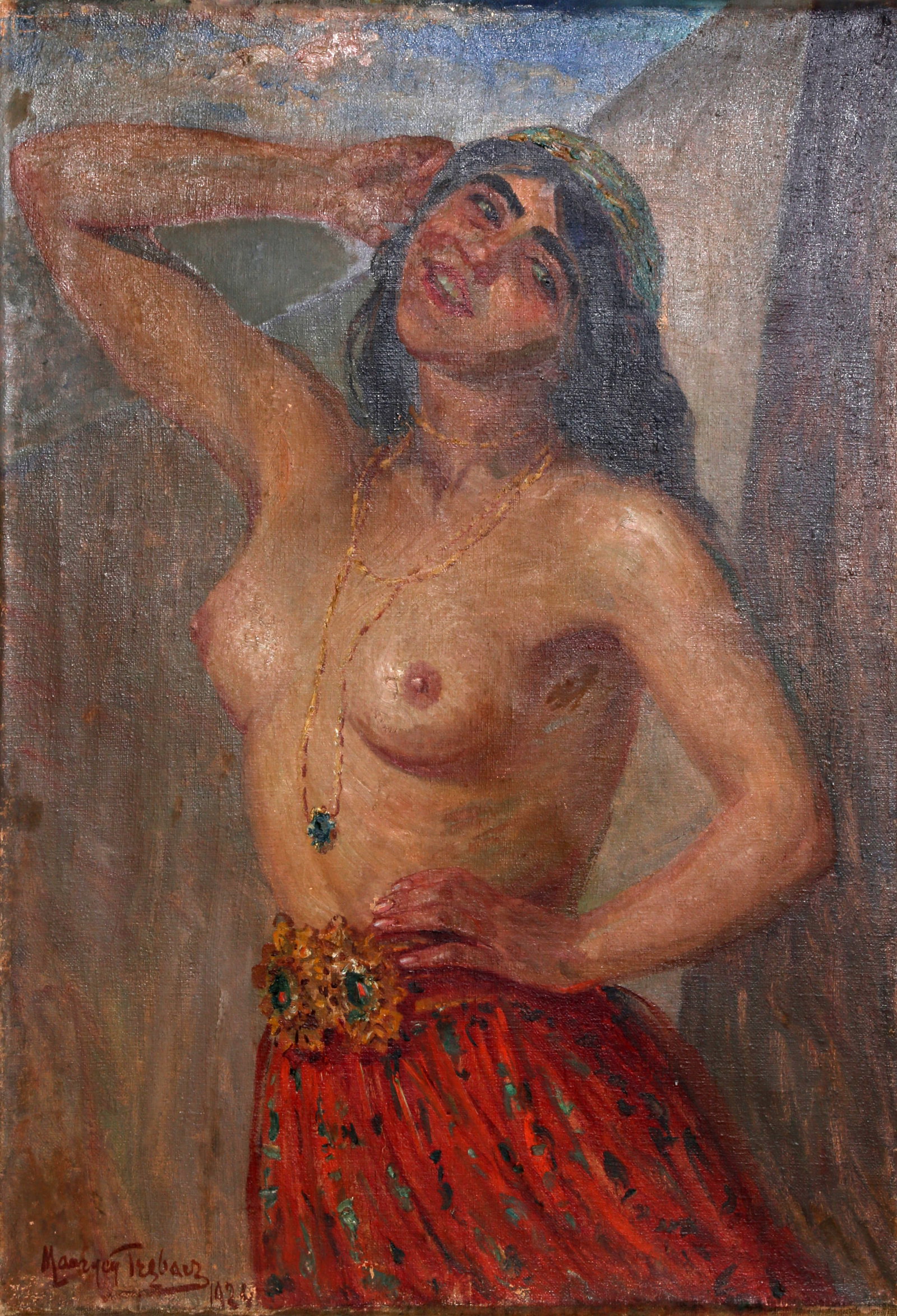 Maurycy Trebacz, Gypsy, Painting (1 of 3)