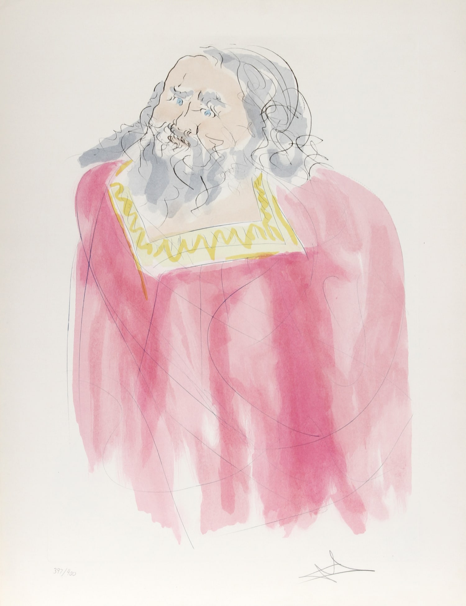 Salvador Dali, King Saul, Intaglio Etching (1 of 4)