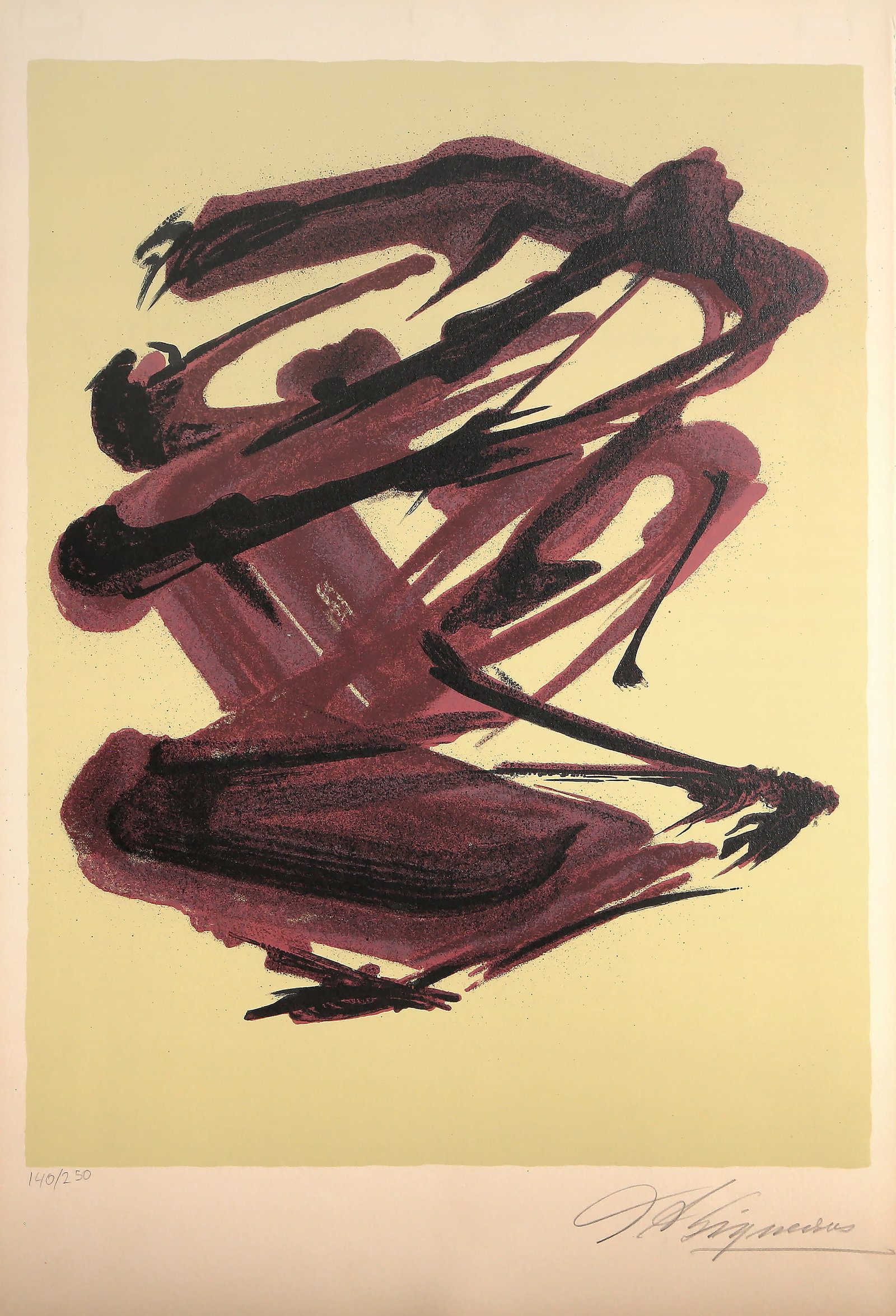 David Alfaro Siqueiros, Prison Fantasies 6, Lithograph: Artist: David Alfaro Siqueiros, Mexican (1896 - 1974) Title: Prison Fantasies 6 Year: 1973 Medium: Lithograph, signed and numbered in pencil Edition: 140/250 Image Size: 18 x 14 inches Size: 22 x 15 i