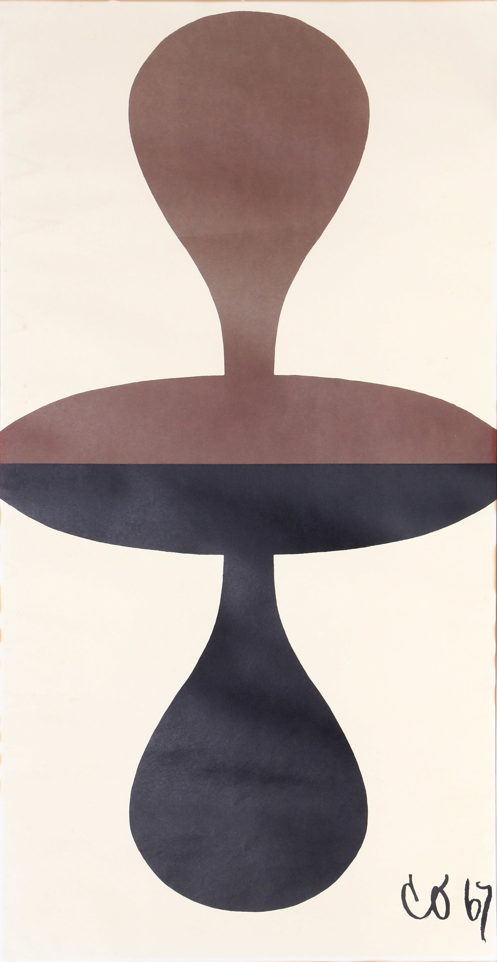 Claes Oldenburg, Double Punching Bag, Lithograph (1 of 2)