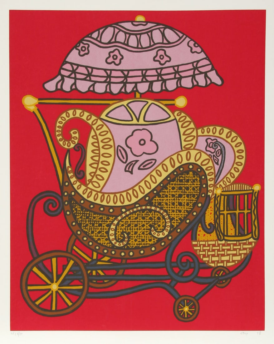 William Copley, Baby Buggy, Screenprint (1 of 2)