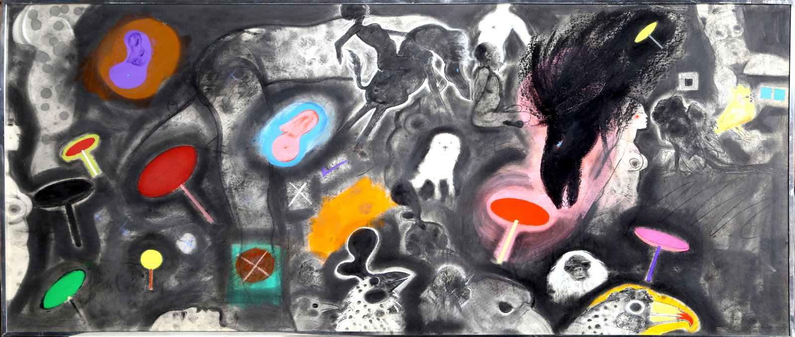 Robert Beauchamp, Large Surrealist Painting (1 of 4)