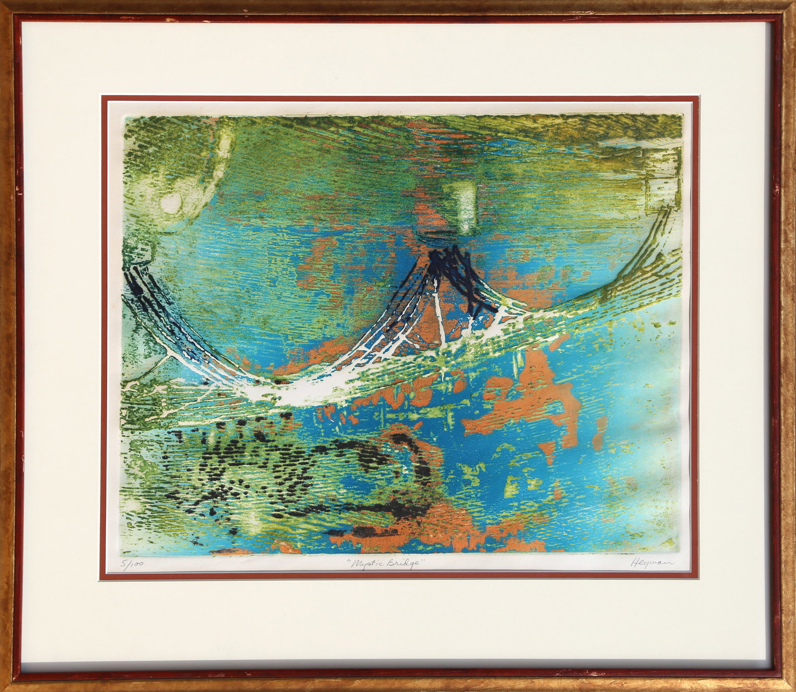 Lawrence Heyman, Bridge, Etching (1 of 1)