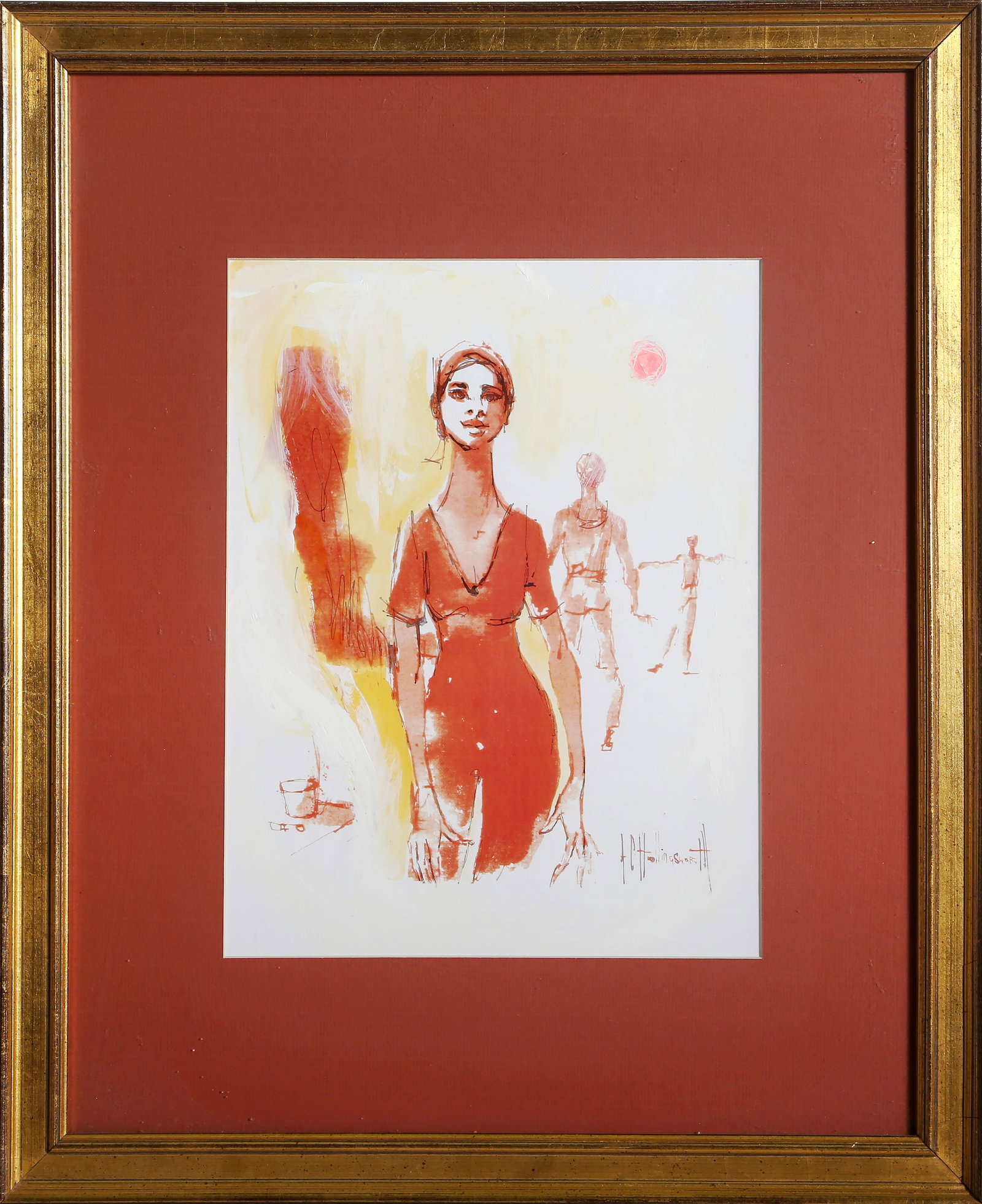 Alvin Carl Hollingsworth, Rehearsal, Lithograph (1 of 5)