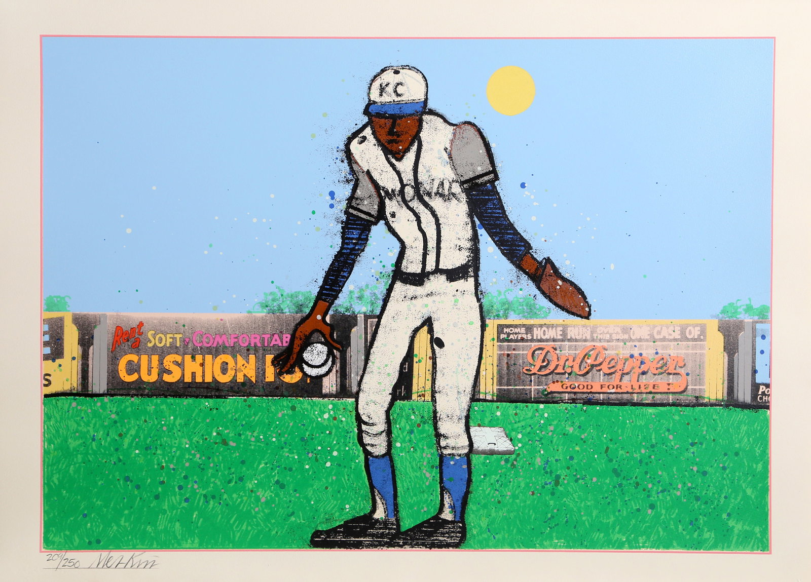 Richard Merkin, Kansas City Monarchs, Screenprint (1 of 1)