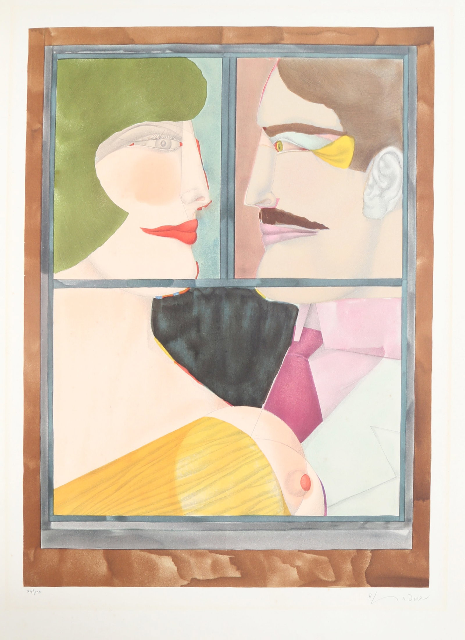Richard Lindner, An American Portrait, Lithograph (1 of 4)
