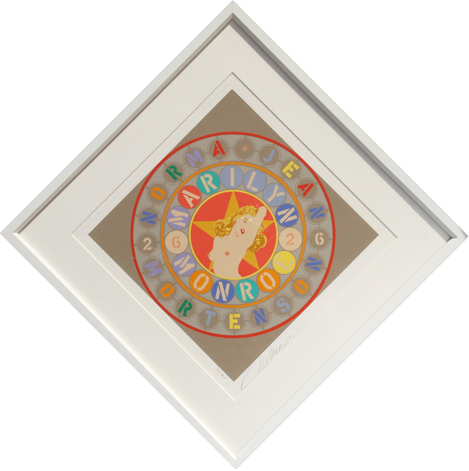 Robert Indiana, Marilyn, Screenprint: Artist: Robert Indiana, American (1928 - 2018) Title: Marilyn from the American Dream Portfolio Portfolio: American Dream Portfolio Year: 1997 Medium: Screenprint, signed and numbered in pencil Editio