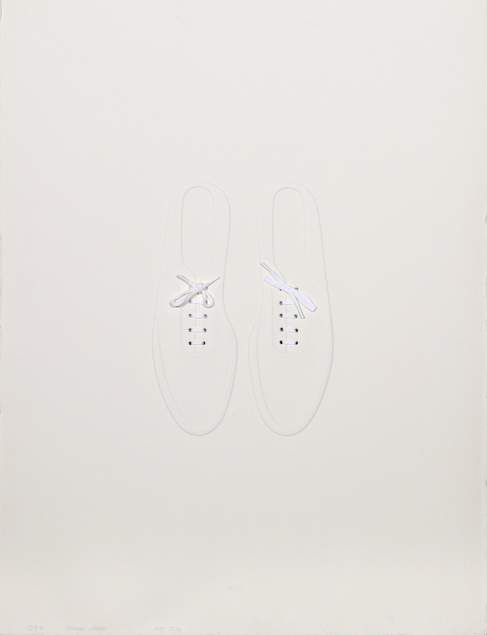 Omar Rayo, My Size, Etching (1 of 3)