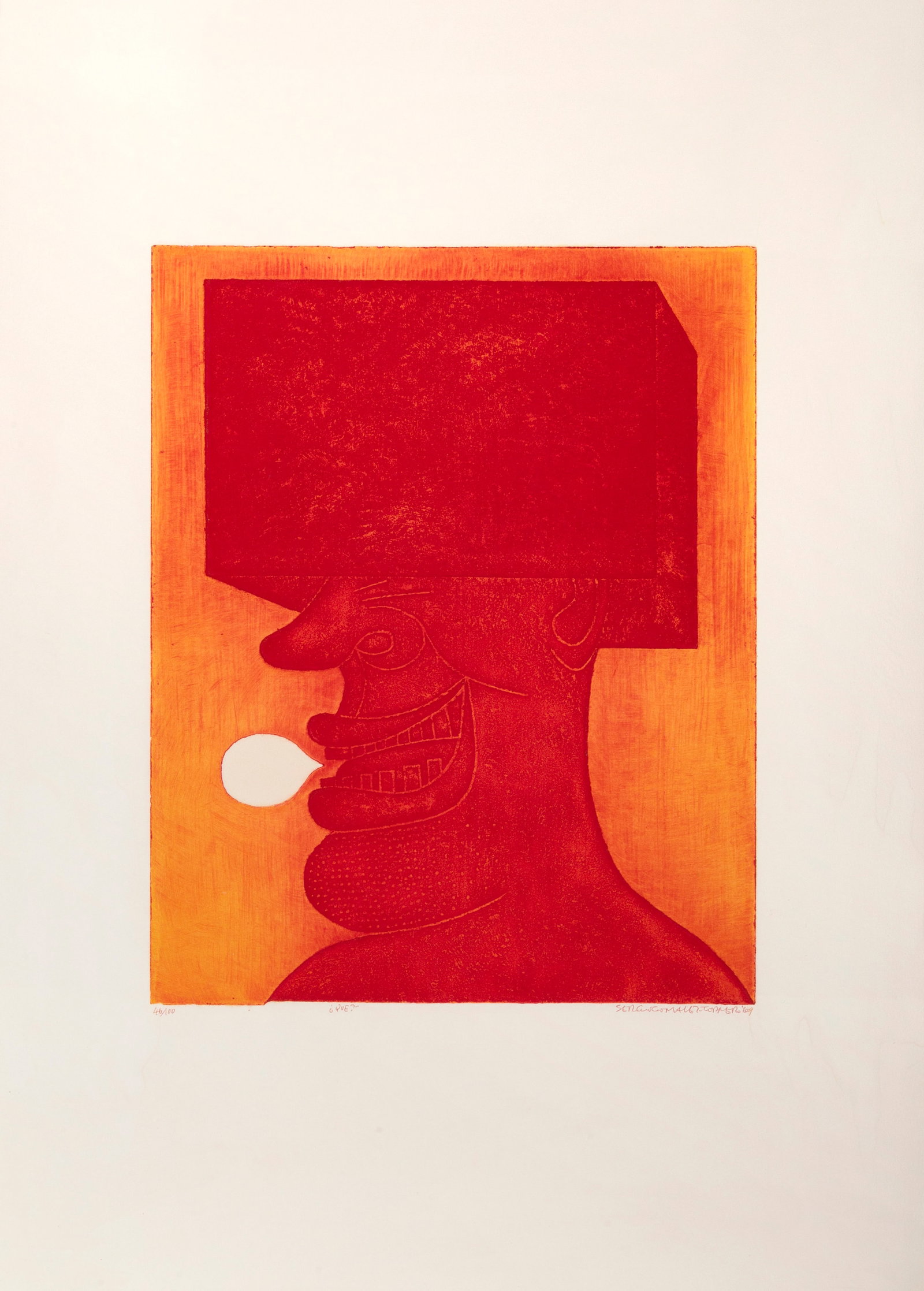 Sergio Gonzales-Tornero, Que, Aquatint (1 of 5)