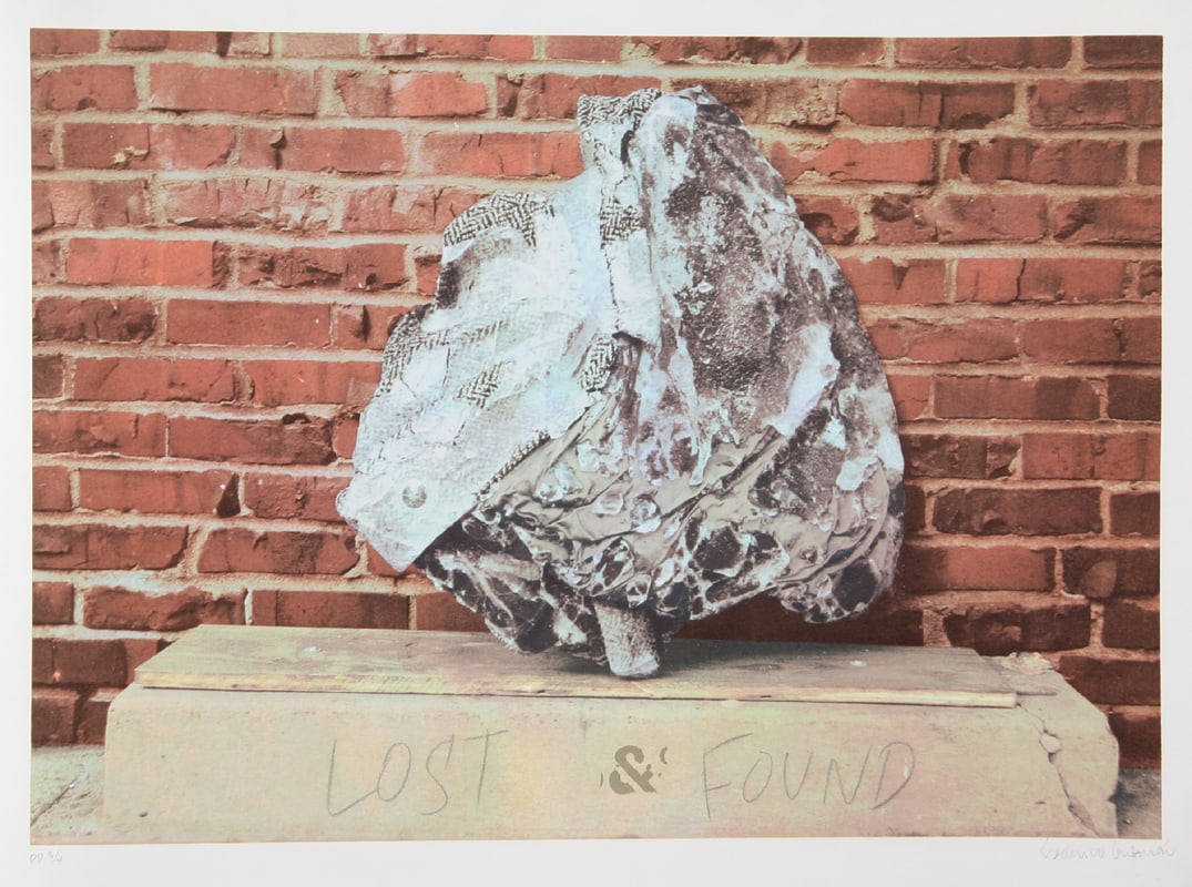 Federico Guzman, Lost and Found, Screenprint: Artist: Federico Guzman, Spanish (1964 - ) Title: Lost and Found Year: circa 1994 Medium: Screenprint, signed and numbered in pencil Edition: PP 3/4 Size: 29.5 in. x 40 in. (74.93 cm x 101.6 cm)