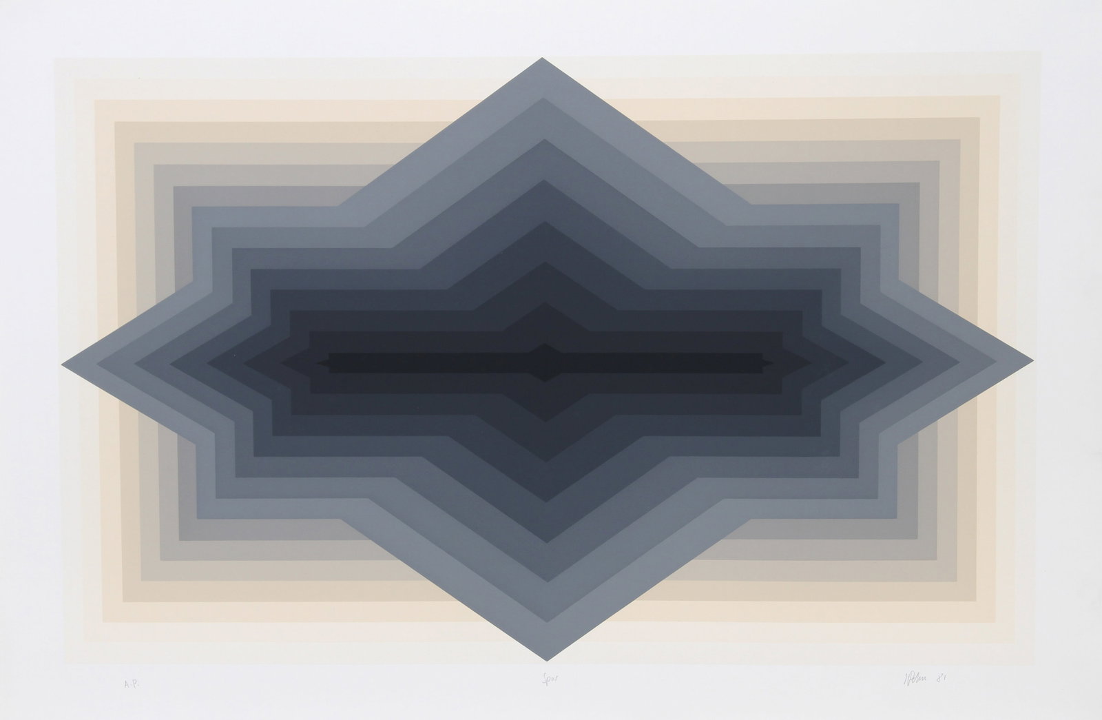 Jurgen Peters, Spur, Screenprint (1 of 1)