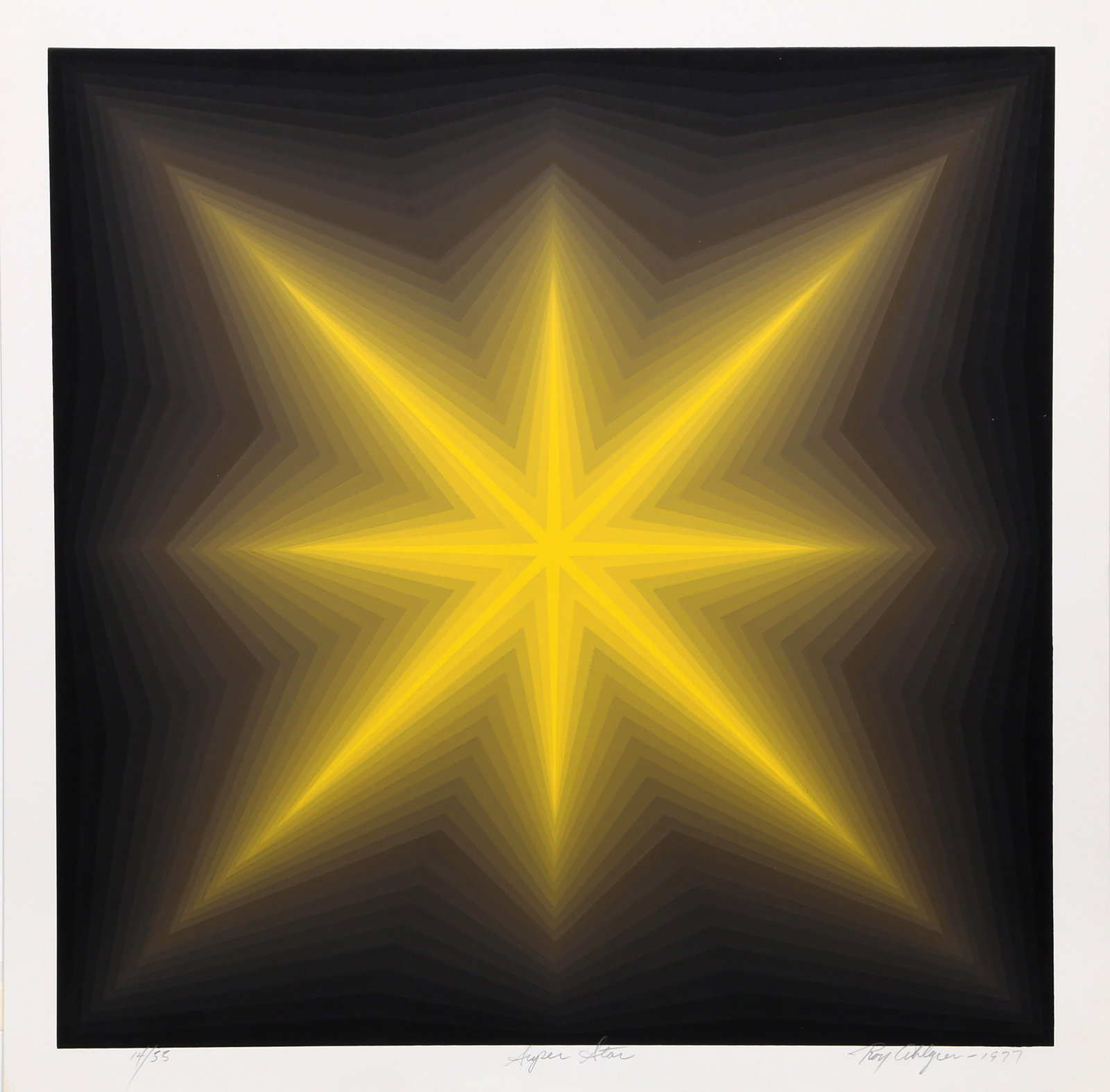 Roy Ahlgren, Super Star, Screenprint (1 of 2)