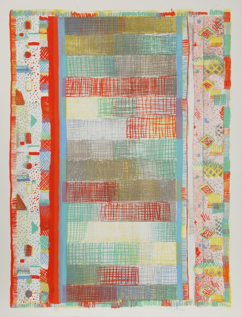 Robert Natkin, Untitled - V, Lithograph (1 of 2)