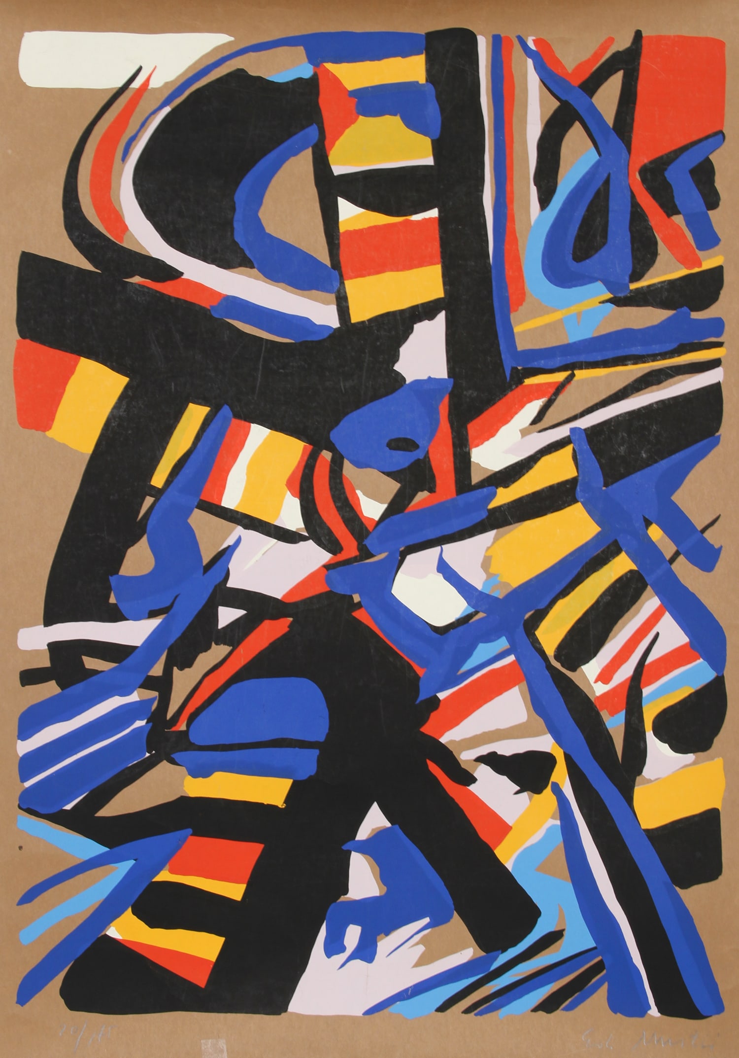 Edo Murtic, Untitled 2, Screenprint (1 of 3)