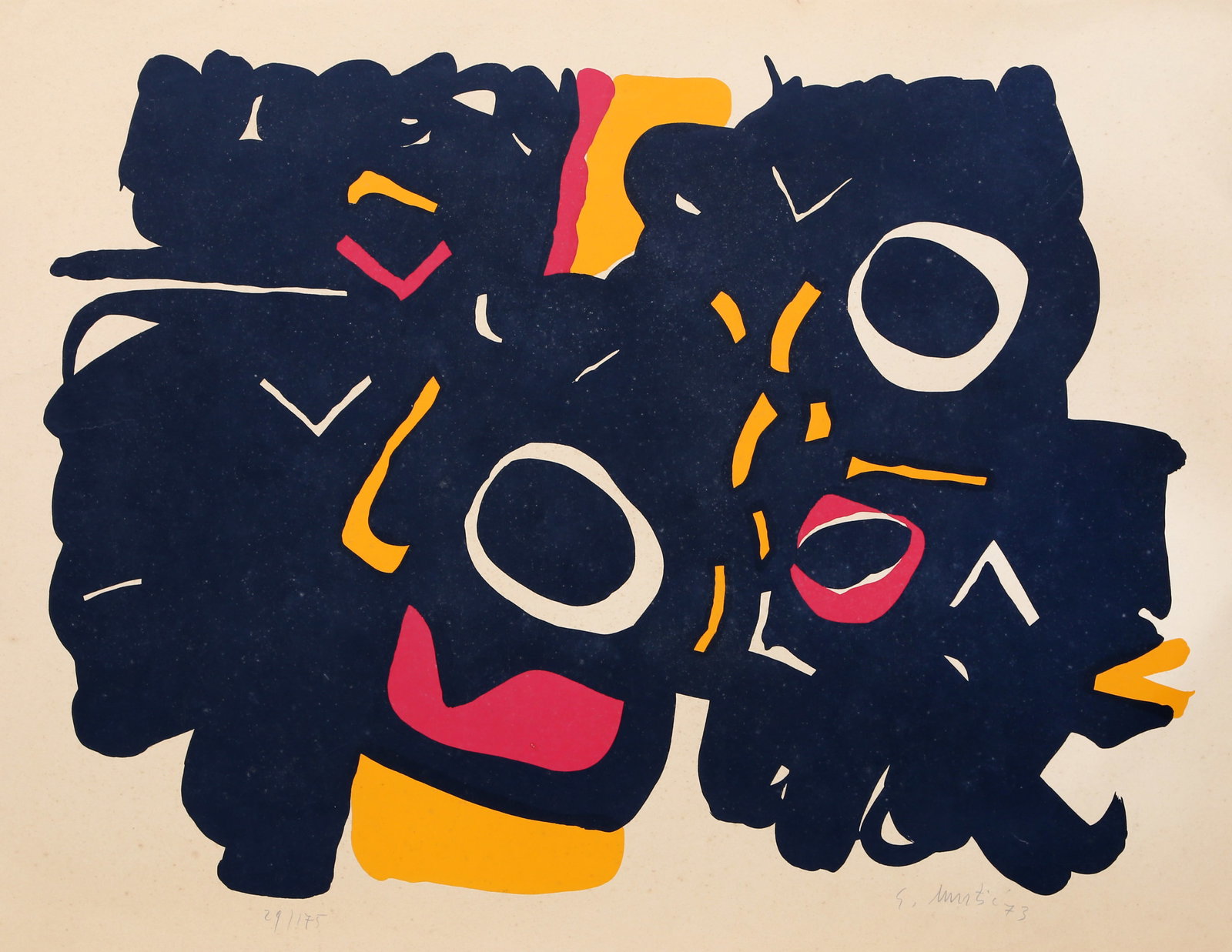 Edo Murtic, Untitled, Screenprint (1 of 3)