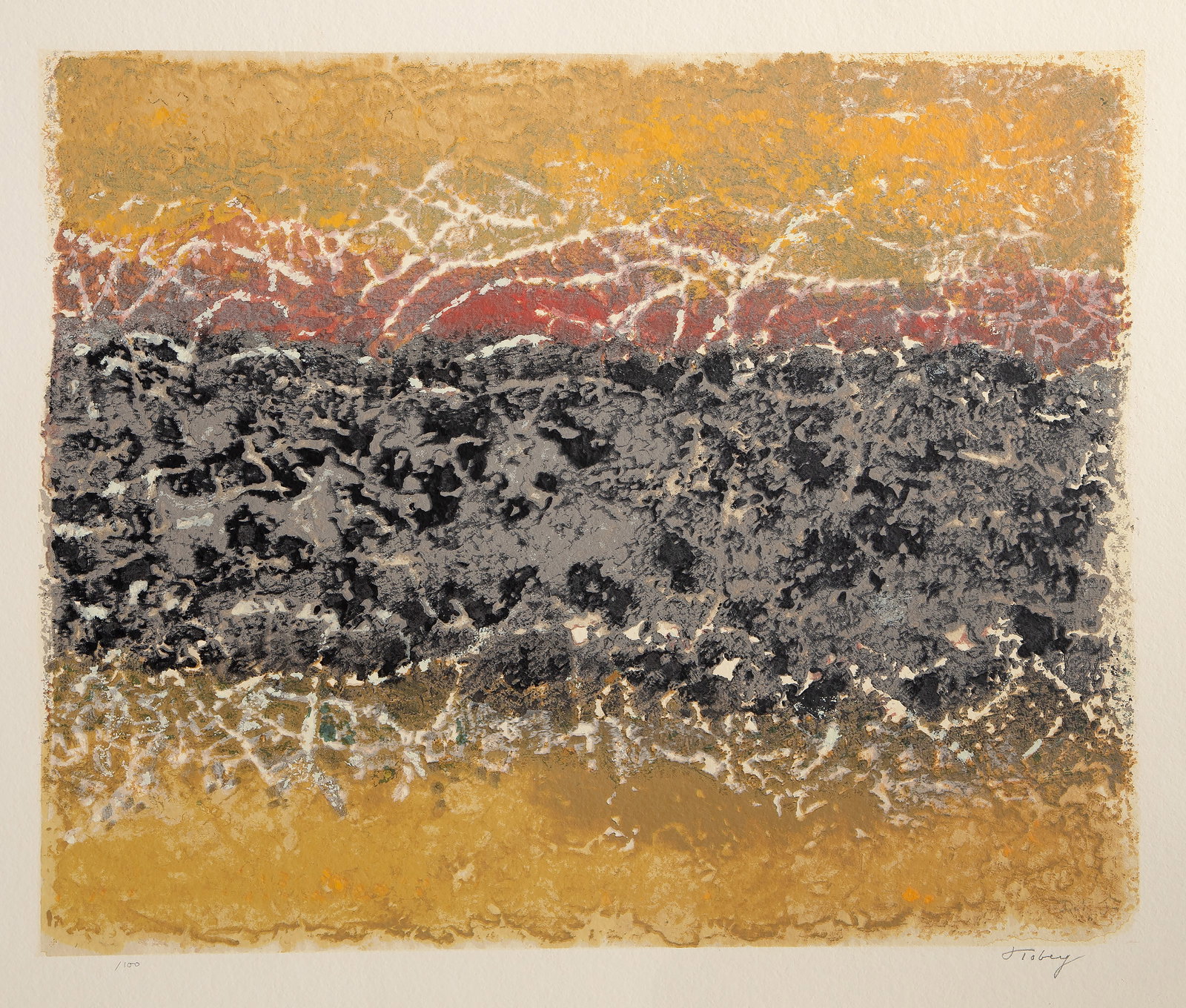 Mark Tobey, Sonata, Screenprint (1 of 4)
