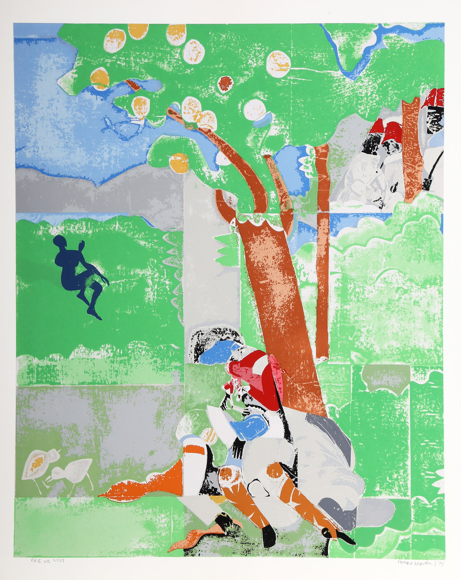 Romare Bearden, Delilah, Screenprint (1 of 5)