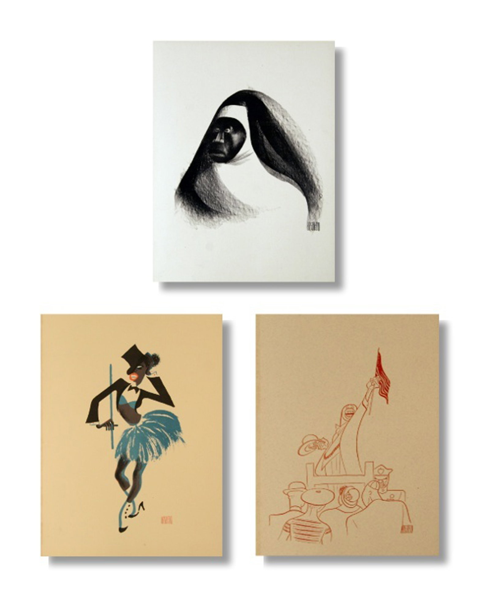 Al Hirschfeld, Lot of Three Lithographs (1 of 4)