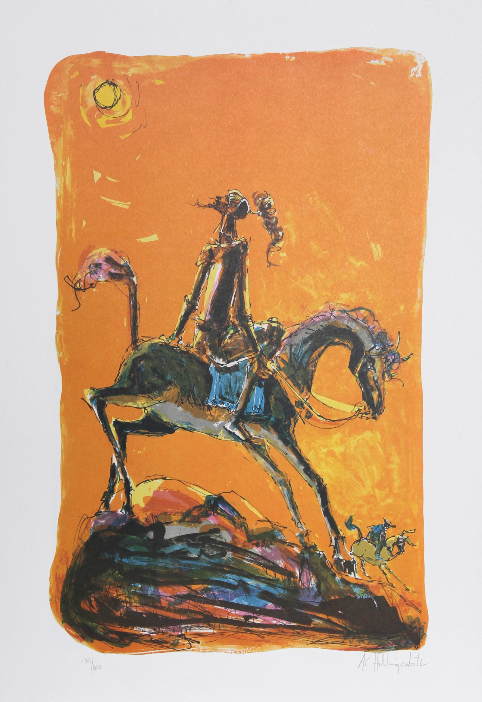Alvin Carl Hollingsworth, Don Quixote 2, Lithograph (1 of 3)
