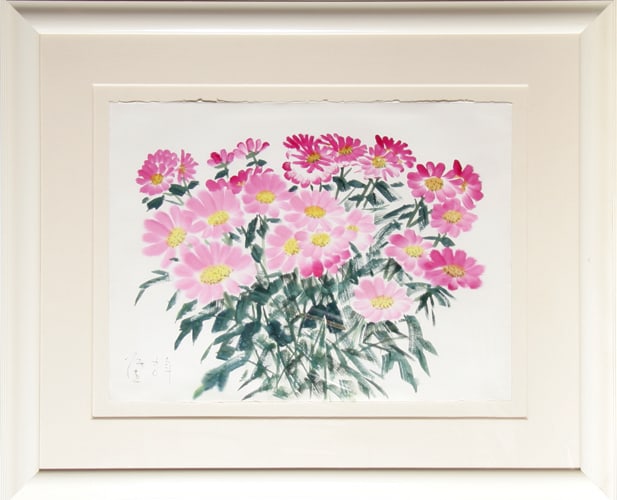 Chang Chieh, Daisies, Watercolor (1 of 2)