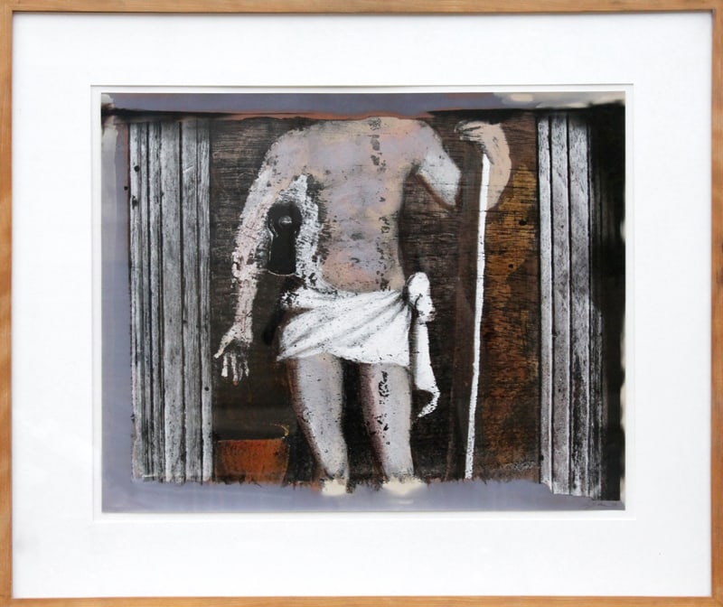 Denny Moers, Form and Figure #1, Photograph: Artist: Denny Moers, American (1953 - ) Title: Form and Figure #1 Year: 1989 Medium: Photographic Monoprint, signed and dated Size: 15.5 x 19.5 in. (39.37 x 49.53 cm) Frame Size: 23 x 27 inches