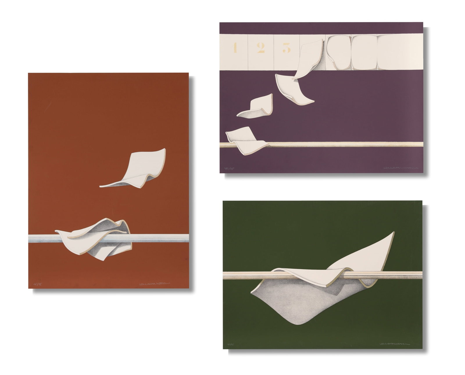 Lennart Nystrom, Lot of Three Screenprints (1 of 6)