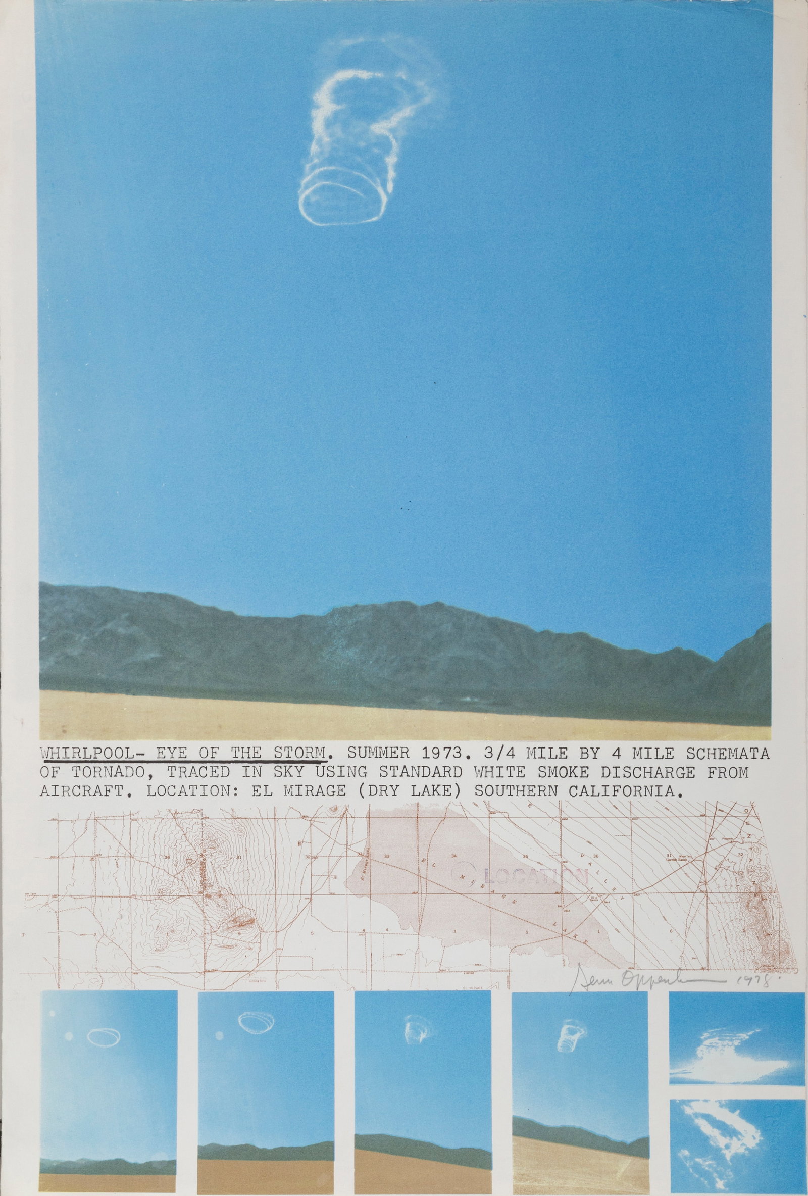 Dennis Oppenheim, Whirlpool, Lithograph (1 of 3)