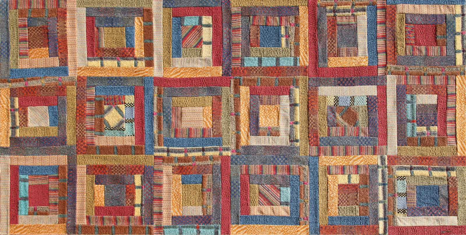 Ottavio Missoni, No. 2 - Squares, Woolen Tapestry (1 of 1)