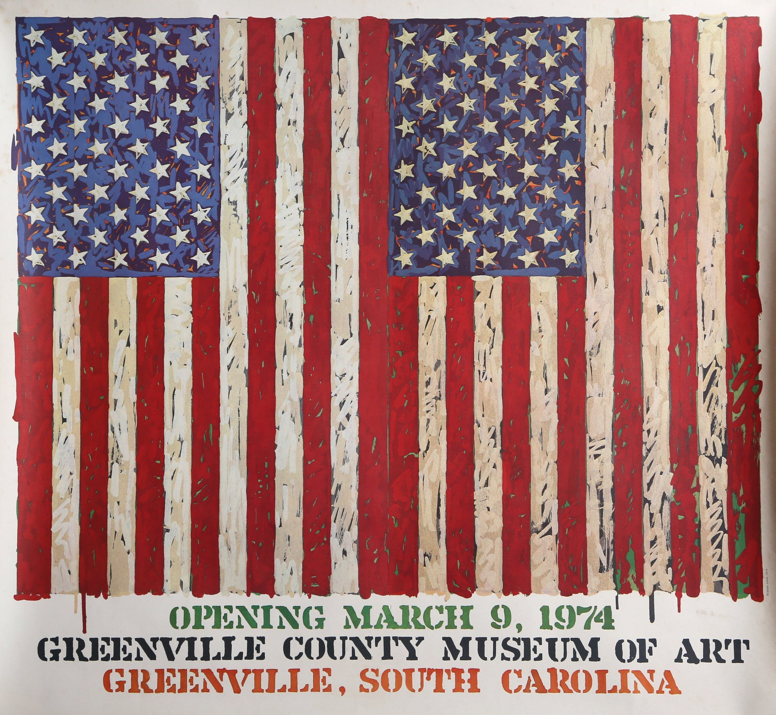 Jasper Johns, Greenville County Museum of Art, Lithograph (1 of 4)