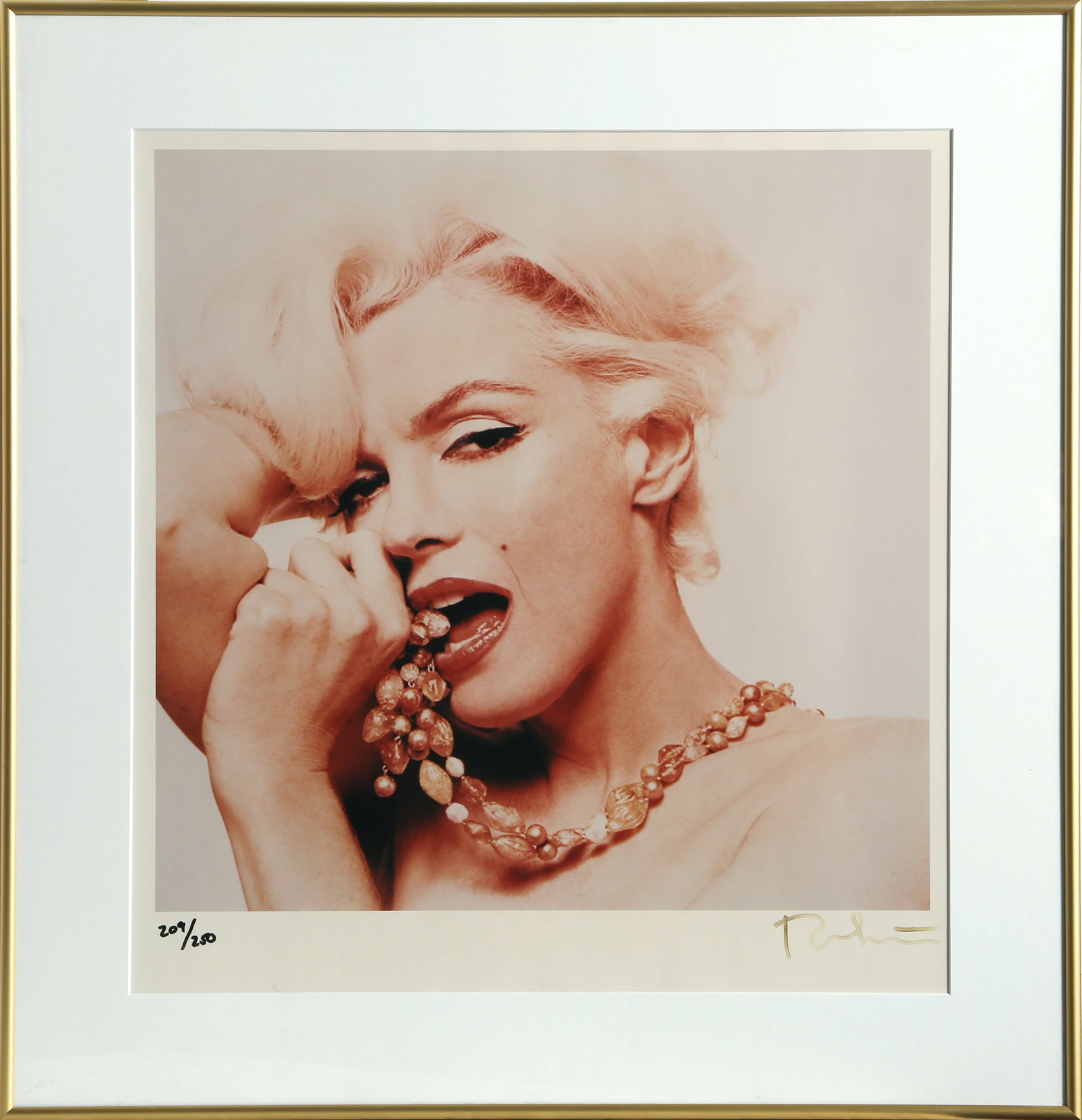 Bert Stern, Marilyn Biting Thumb from The Last Sitting, Ektacolor Photograph (1 of 1)