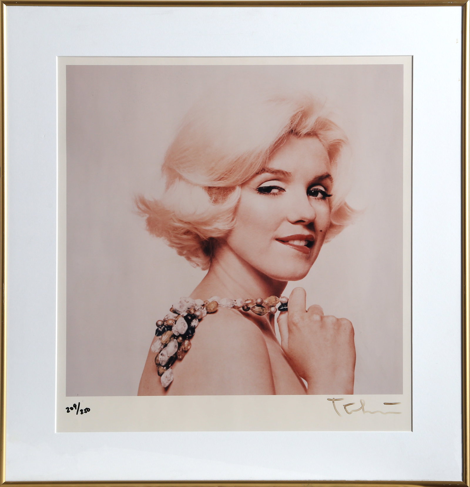 Bert Stern, Marilyn Biting Lip from The Last Sitting, Ektacolor Photograph: Artist: Bert Stern, American 1929-2013 Title: Marilyn Biting Lip from The Last Sitting Year: 1974 Medium: Ektacolor Photograph, signed and numbered in ink Edition: 209/250 Image Size: 20.5 x 19.5 inch