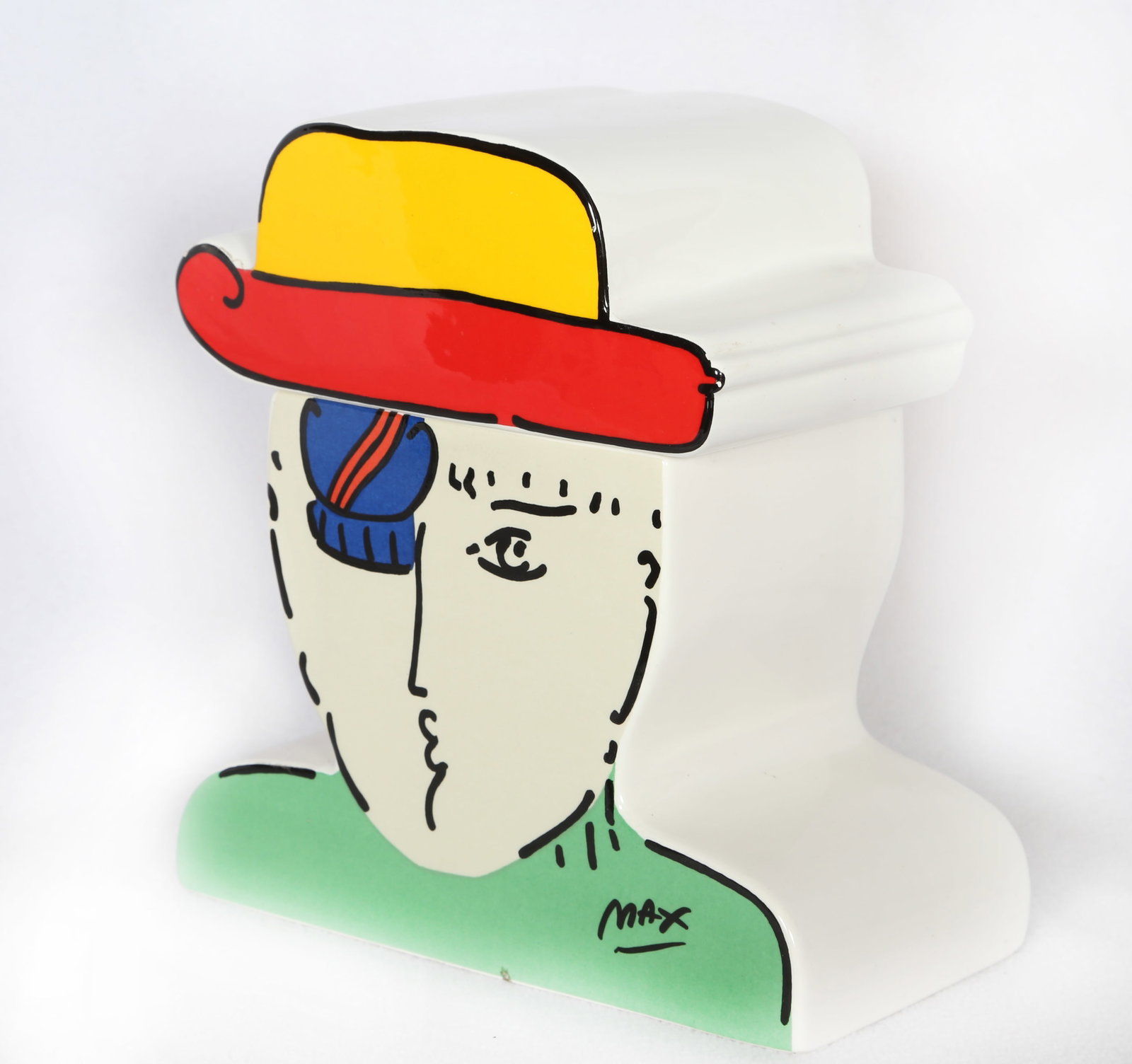 Peter Max, Zero, Ceramic Cookie Jar - 3
