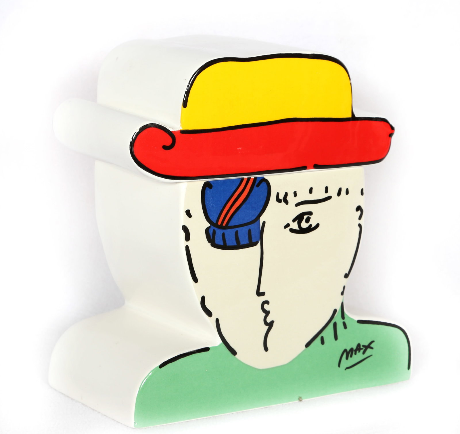 Peter Max, Zero, Ceramic Cookie Jar - 4