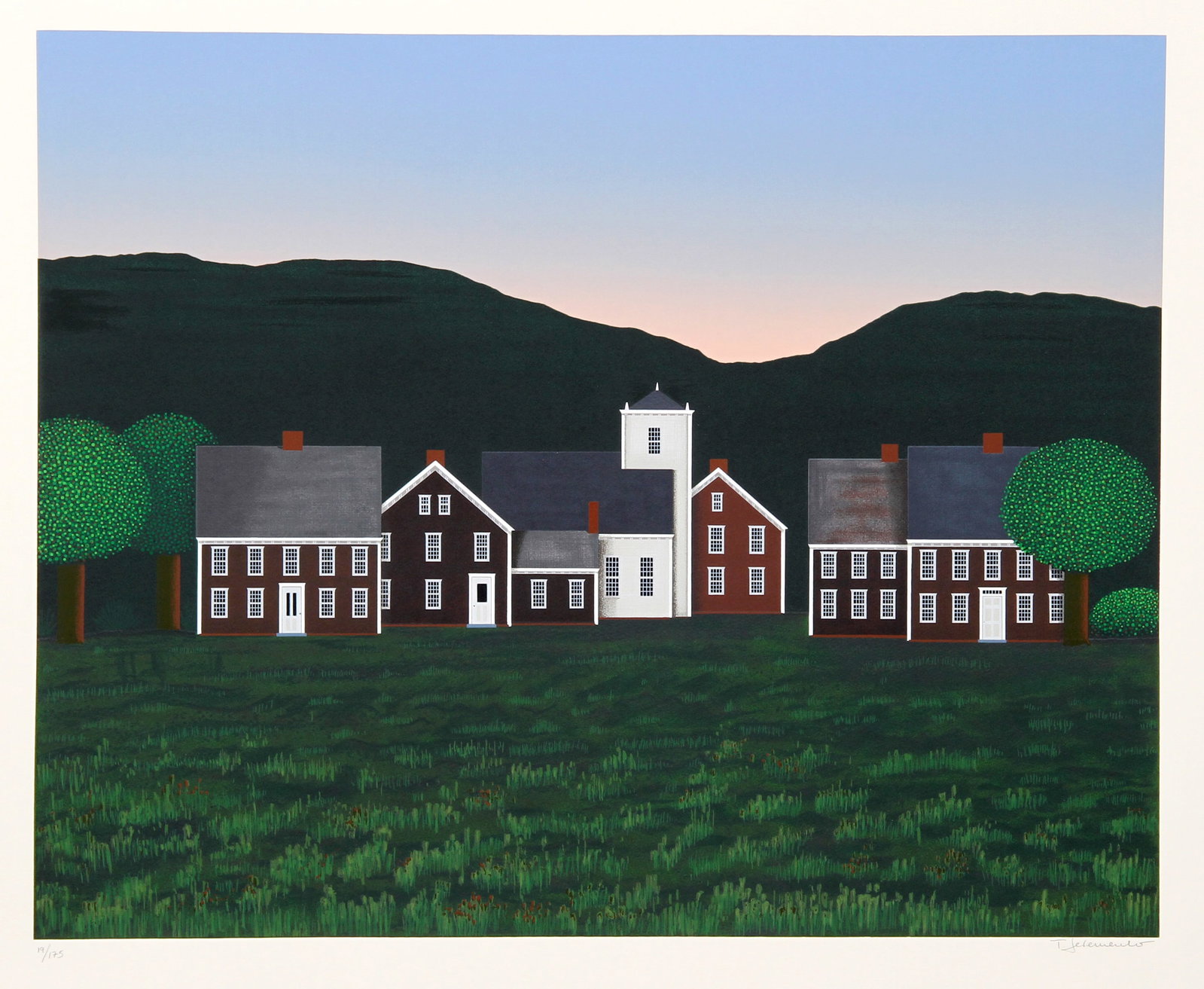 Ted Jeremenko, Hamlet, Screenprint (1 of 2)