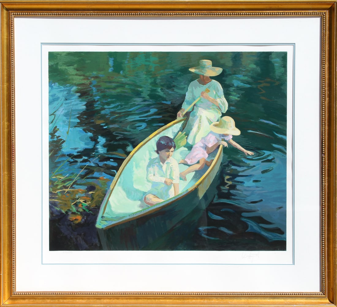 Don Hatfield, Boating, Screenprint (1 of 3)